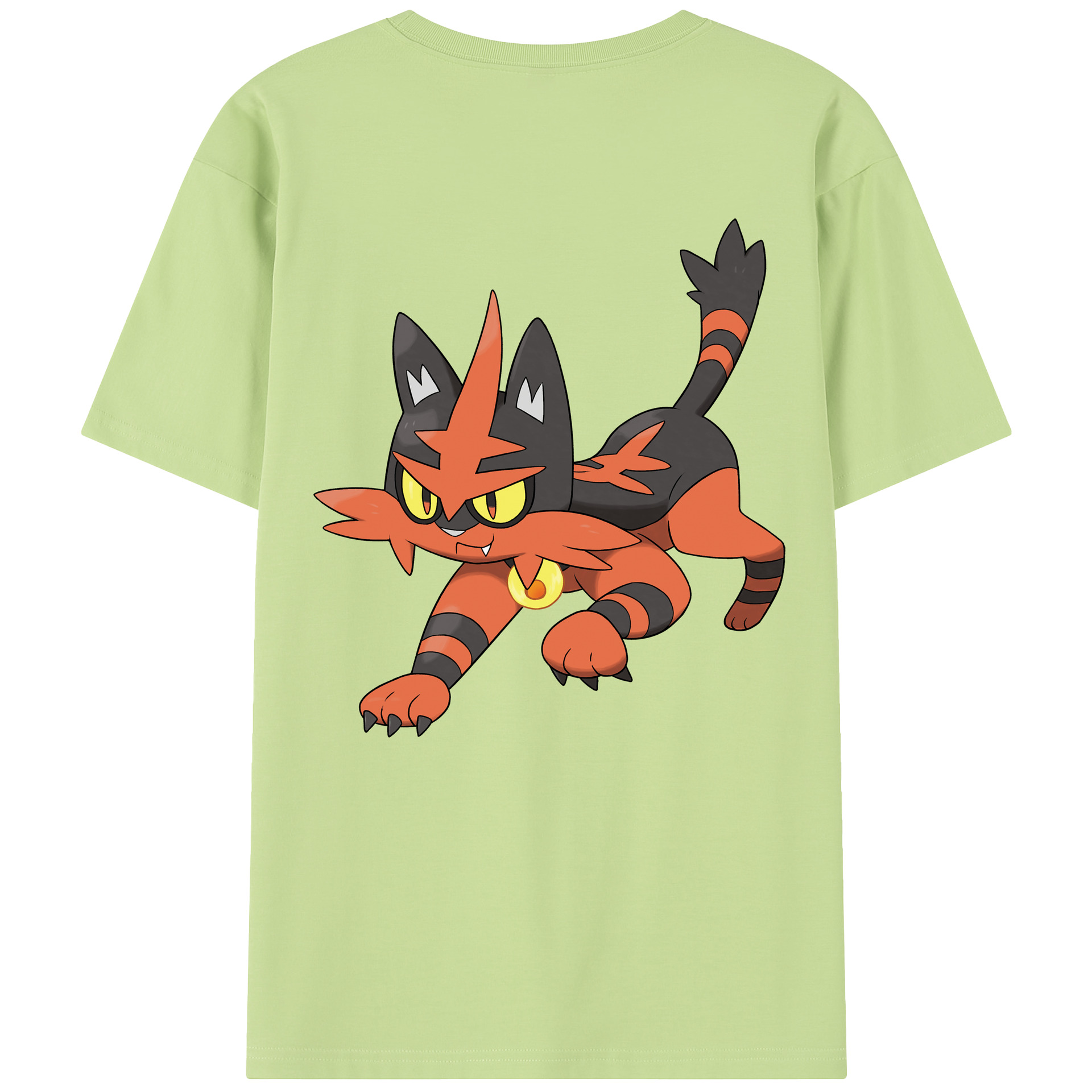 （画像用） ポケットモンスター Pokémon 綿100％半袖Tシャツ（背面プリント）